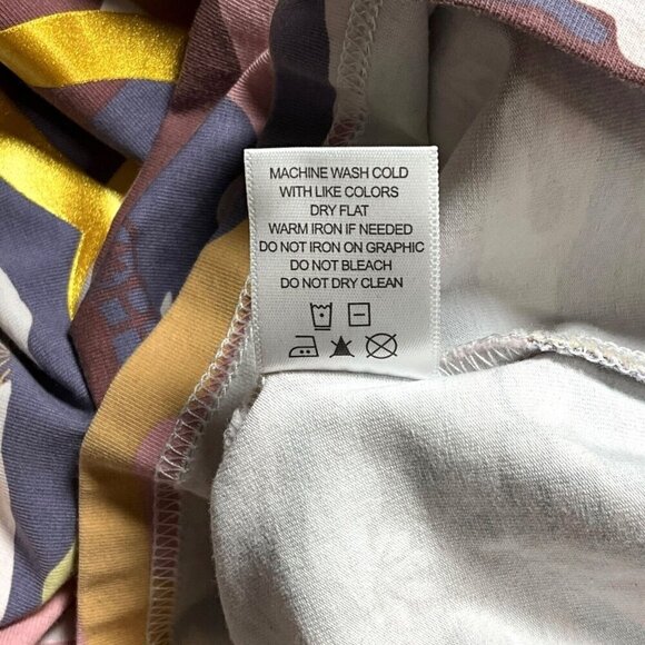 DOPE Camo Flock & Foil Tee Shirt Multicolor Size S Short Sleeve 100% Cotton - Picture 8 of 8